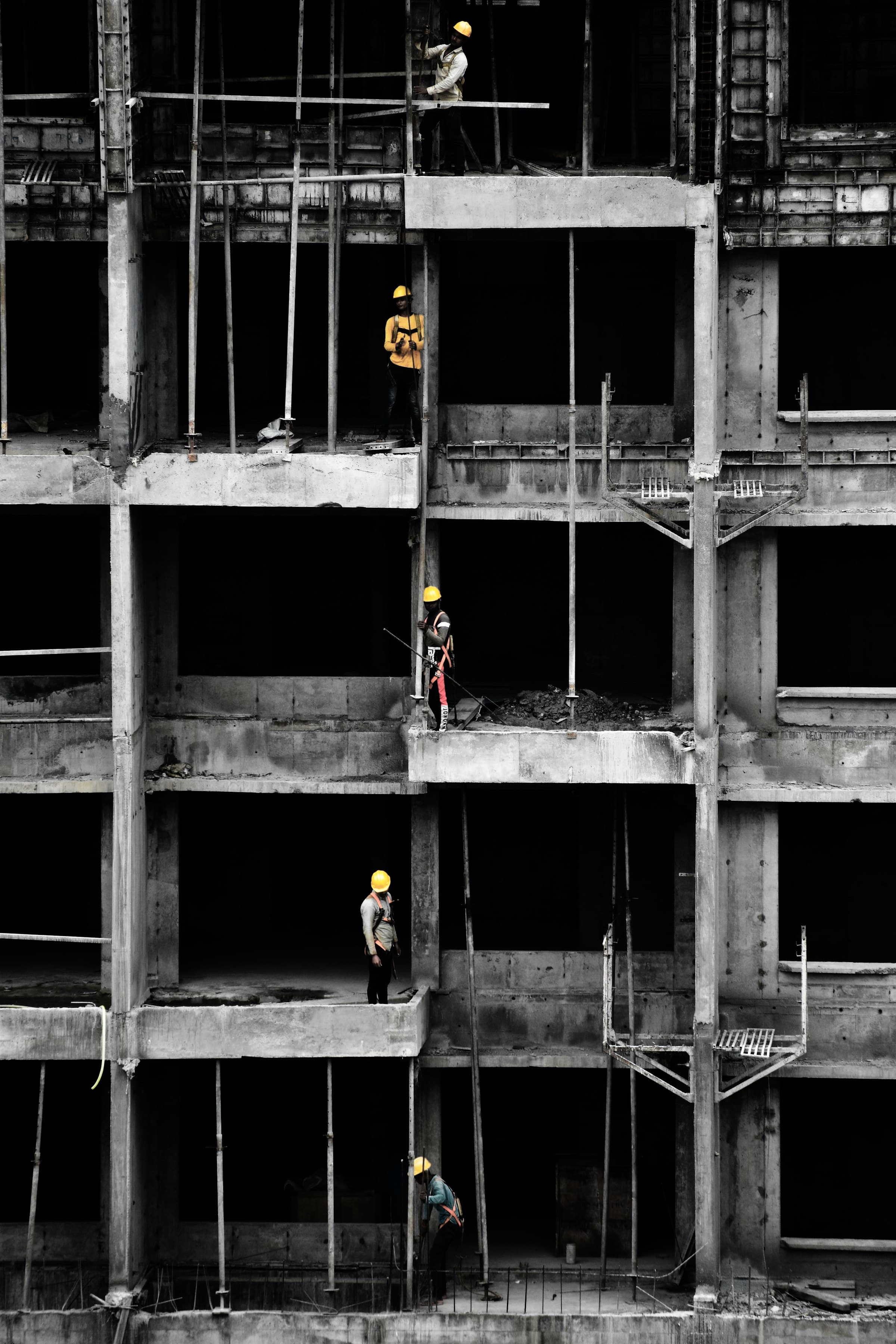 An active construction site